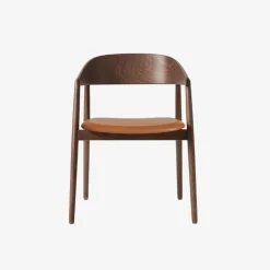 Andersen Furniture AC2 Stol Røget Mat Lakeret Bøg Cognac Læder^ Stue|Stole