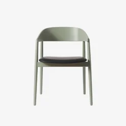 Andersen Furniture AC2 Stol Grøn Bøg Sort Læder^ Stue|Stole