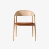 Andersen Furniture AC2 Stol Hvidpigmenteret Mat Lakeret Bøg Cognac Læder^ Stue|Stole