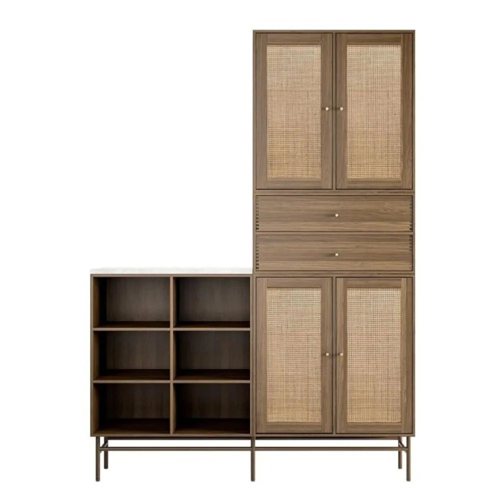 ATBO Garderobe Modul 102 Valnød^ Stue|Soveværelse