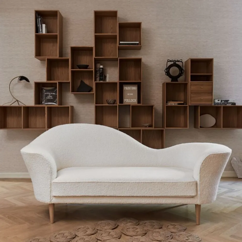 ATBO Halv Reol Modul 008 Valnød^ Stue|Køkken