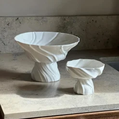 Atelier Marée Tidevands Piedestalskål Hvid^ Keramik & Porcelæn