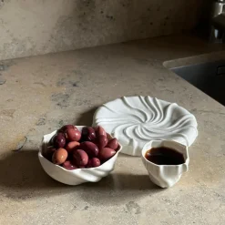 Atelier Marée Tidevands Snackskål Hvid^ Keramik & Porcelæn