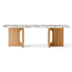 Audo Copenhagen Androgyne Lounge Table Oak / Calacatta Viola^ Stue|Borde