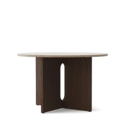 Audo Copenhagen Androgyne Dining Table Smoked Oak / Kunis Breccia Sand^ Stue|Borde
