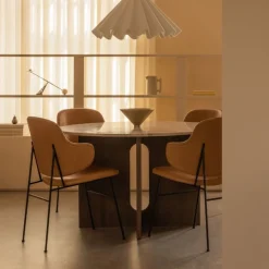 Audo Copenhagen Androgyne Dining Table Smoked Oak / Kunis Breccia Sand^ Stue|Borde