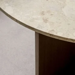 Audo Copenhagen Androgyne Dining Table Smoked Oak / Kunis Breccia Sand^ Stue|Borde