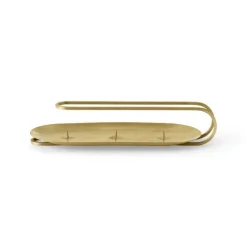 Audo Copenhagen Clip Table Candle Holder 3-Arm Brass^ Andet Boligtilbehør|Lysestager