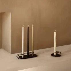 Audo Copenhagen Clip Table Candle Holder 3-Arm Black^ Andet Boligtilbehør|Lysestager