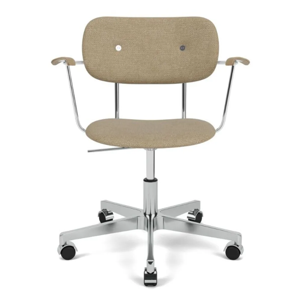 Audo Copenhagen Co Task Chair Audo Bouclé / Natural Oak^ Kontor|Stole