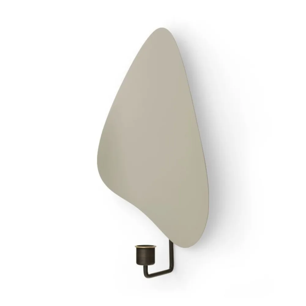 Audo Copenhagen Flambeau Lysestage Væg Grå H34^ Andet Boligtilbehør|Lysestager