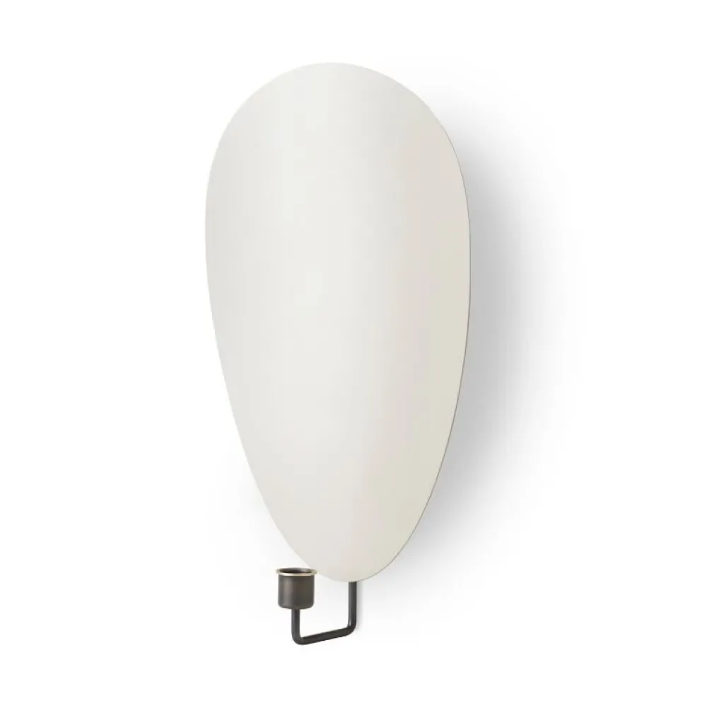 Audo Copenhagen Flambeau Lysestage Væg Grå H40^ Stue|Andet Boligtilbehør