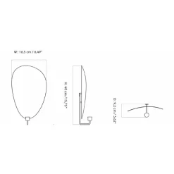 Audo Copenhagen Flambeau Lysestage Væg Grå H40^ Stue|Andet Boligtilbehør