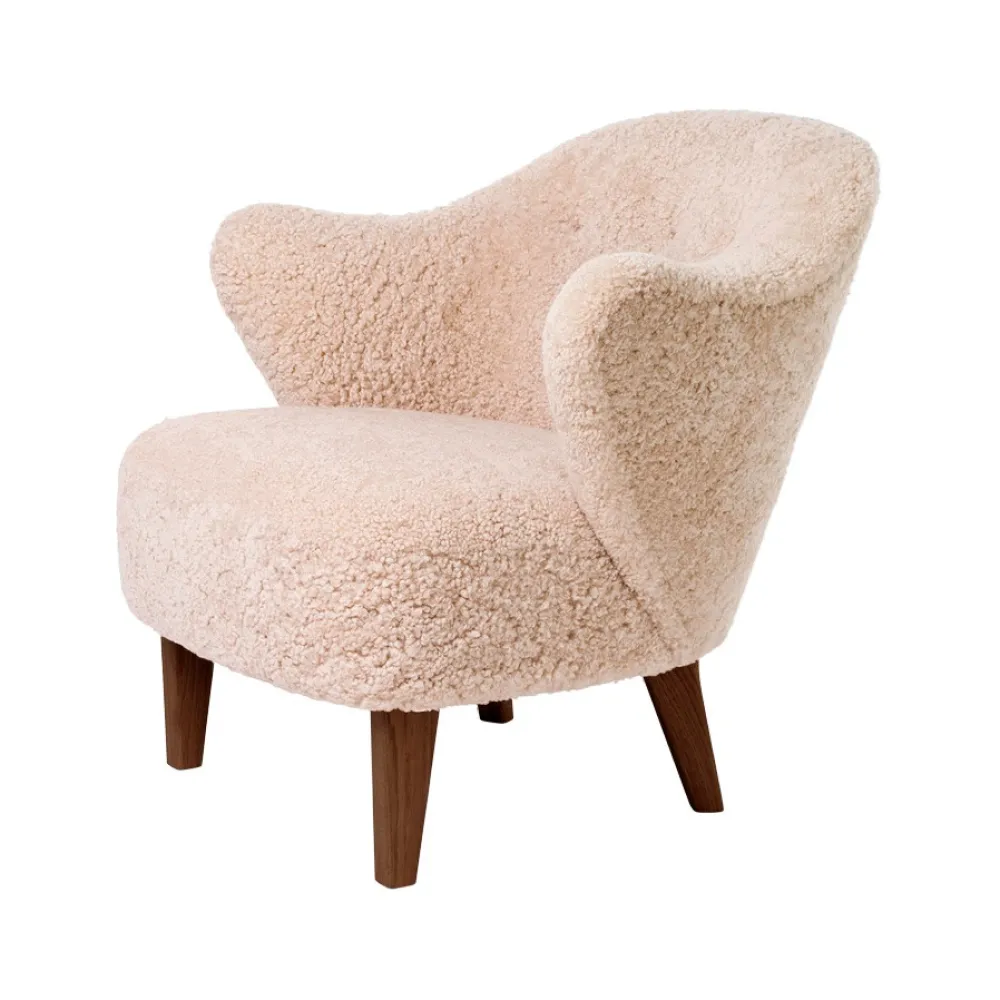 Audo Copenhagen Ingeborg Med Fodskammel Fåreskind Moonlight/Røget Eg^ Stole|Stue