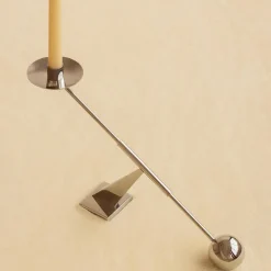 Audo Copenhagen Interconnect Candle Holder Stainless Steel Small^ Lysestager