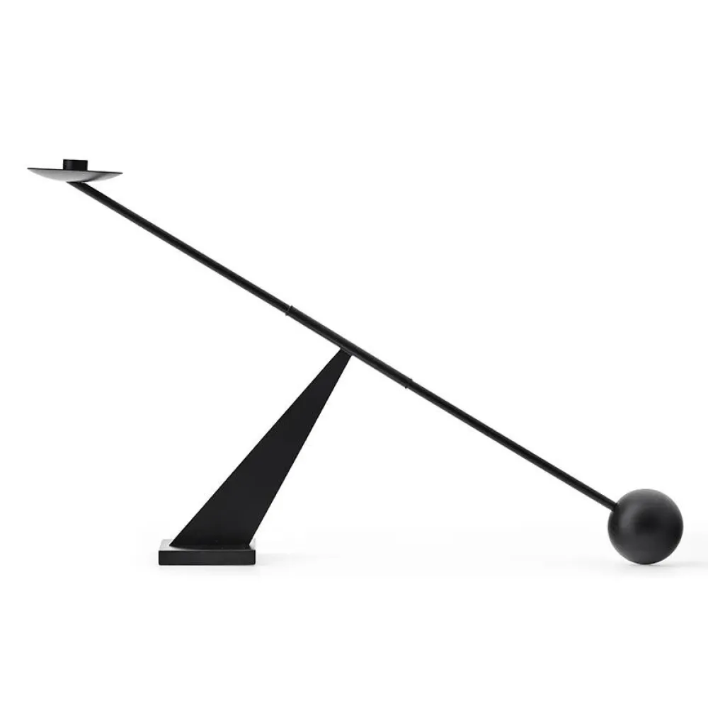 Audo Copenhagen Interconnect Candle Holder Large Black^ Andet Boligtilbehør|Lysestager