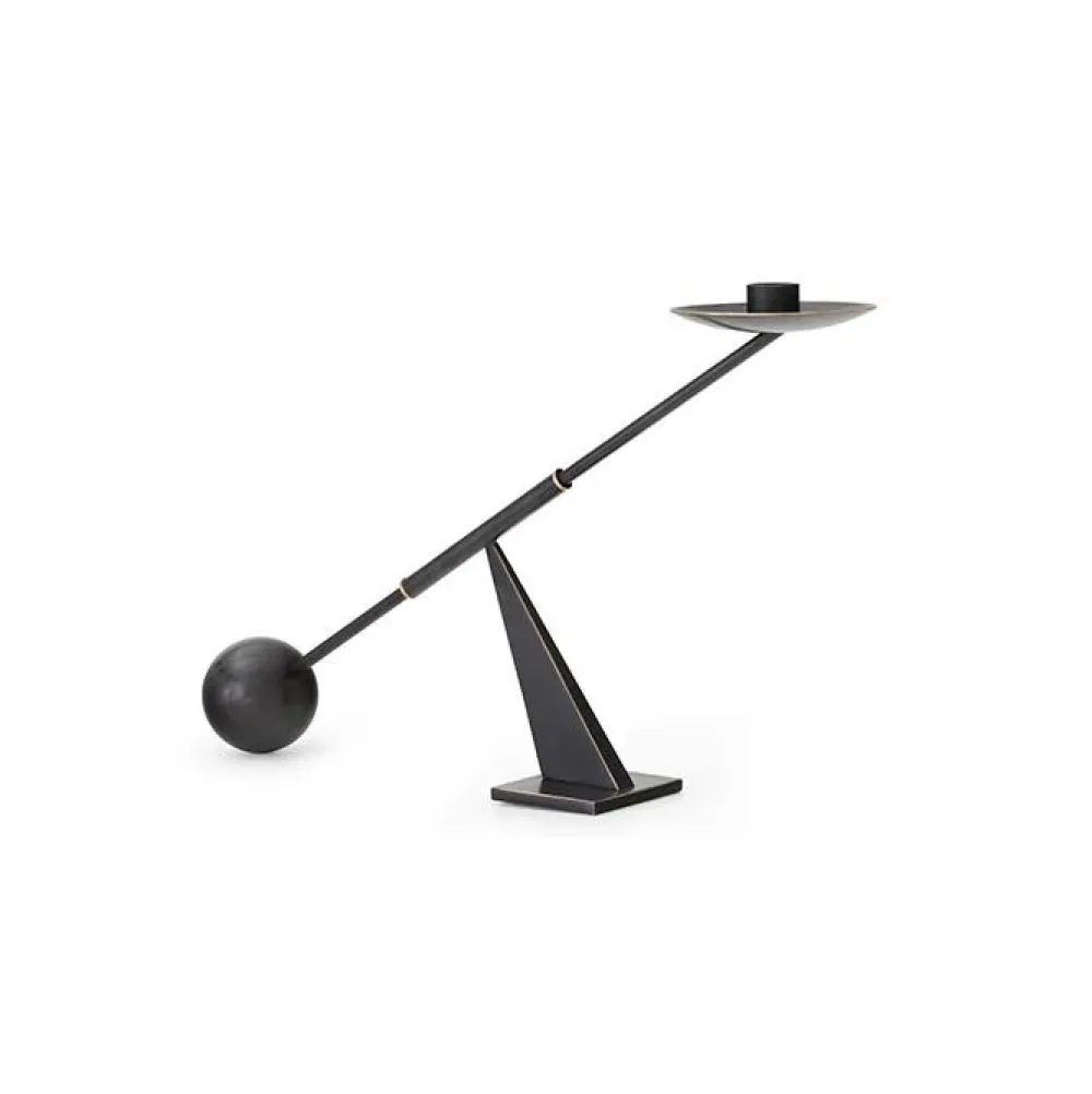 Audo Copenhagen Interconnect Candle Holder Bronzed Brass Small^ Andet Boligtilbehør|Lysestager