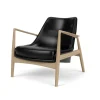 Audo Copenhagen The Seal Lounge Chair Eg / Sort Dakar Læder^ Stue|Stole
