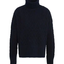 Barbour Clarence Knitted Jumper Navy^Dame Overdele