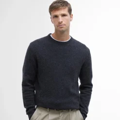 Barbour Essential Crew-Neck Jumper Charcoal^ Overdele