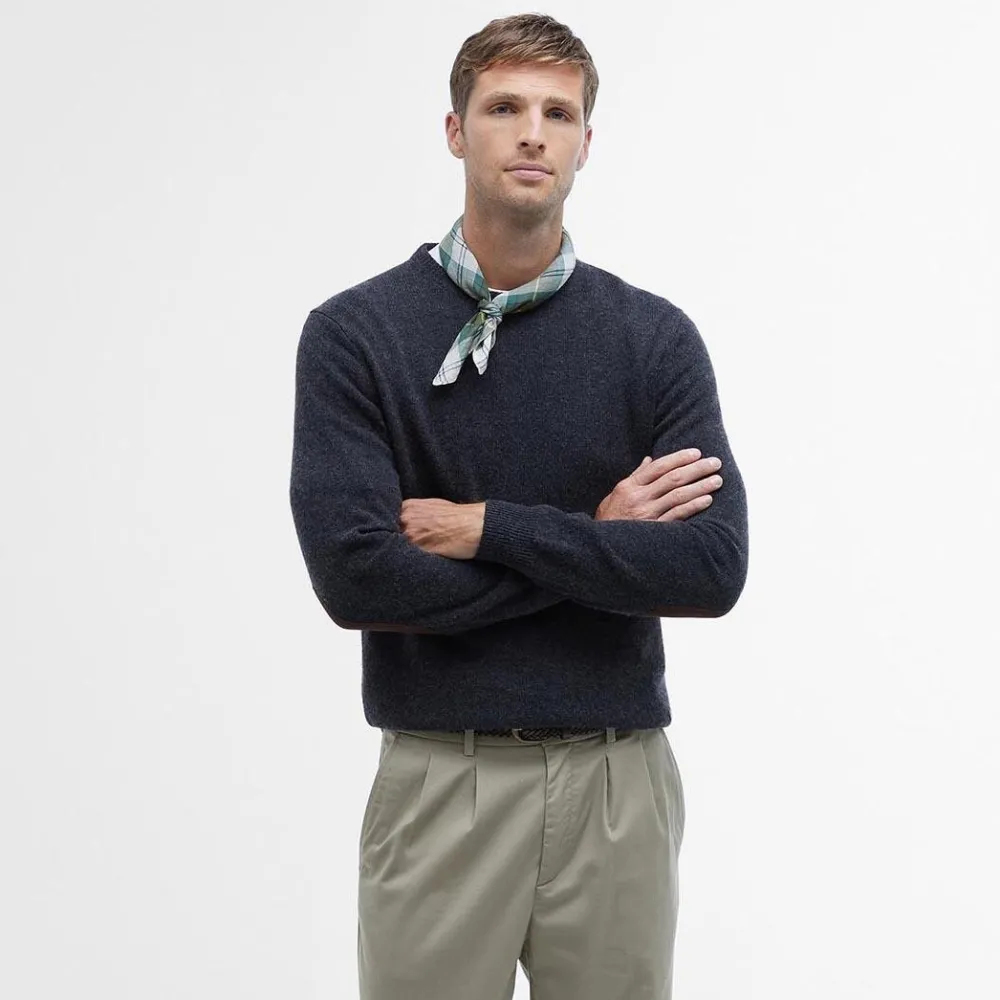 Barbour Essential Crew-Neck Jumper Charcoal^ Overdele