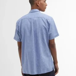 Barbour Nelson Regular SS Shirt Blue^ Overdele