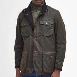 Barbour Ogston Waxed Jacket Olive^ Overtøj