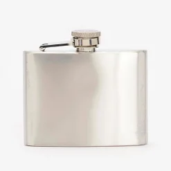 Barbour 4OZ Hinged Hip Flask Classic Brown^Dame Accessories|Accessories