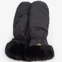 Barbour Primrose Waterproof Mittens Classic Black^Dame Accessories