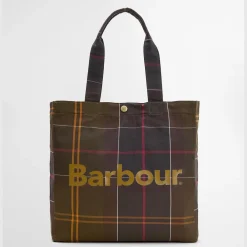 Barbour Telfield Tartan Tote Bag Classic Tartan^Dame Accessories|Accessories