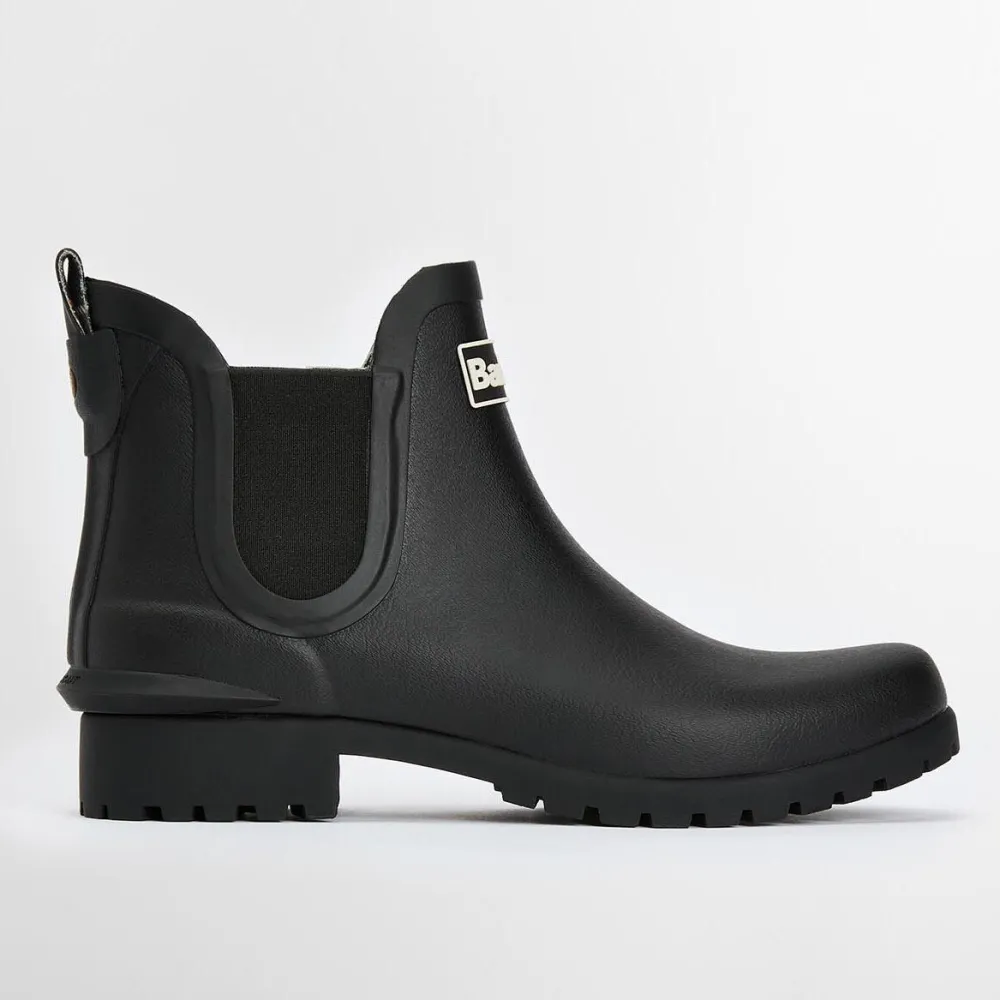 Barbour Wilton Wellingtons Classic Black^Dame Sko