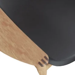 Bent Hansen Asger Loungestol Eg/Lys Olie Sort Zenso 2 Læder^ Stole|Stue