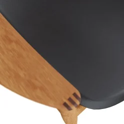 Bent Hansen Asger Loungestol Eg/Olie Sort Zenso 2 Læder^ Stole|Stue