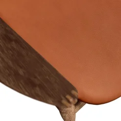 Bent Hansen Asger Loungestol Eg/Røget Cognac Zenso 2 Læder^ Stole|Stue