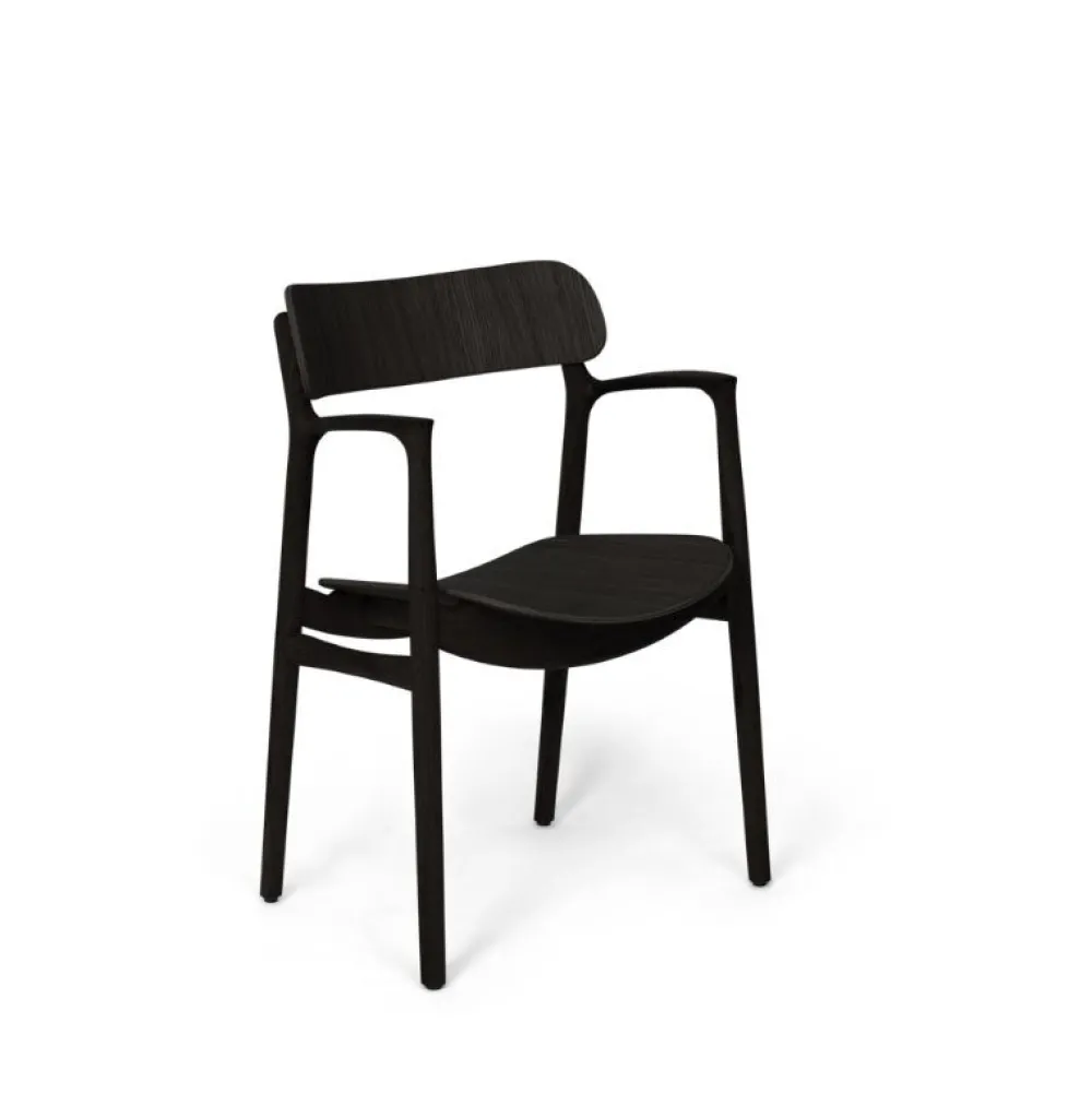 Bent Hansen Asger Spisebordsstol Sortlakeret Eg^ Stole|Stue