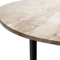 Bent Hansen Metro Sofabord Ø80 Beige Marmor^ Borde|Stue