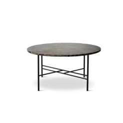Bent Hansen Metro Sofabord Ø80 Brun Marmor^ Borde|Stue