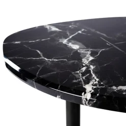 Bent Hansen Metro Sofabord Ø80 Sort Marmor^ Borde|Stue