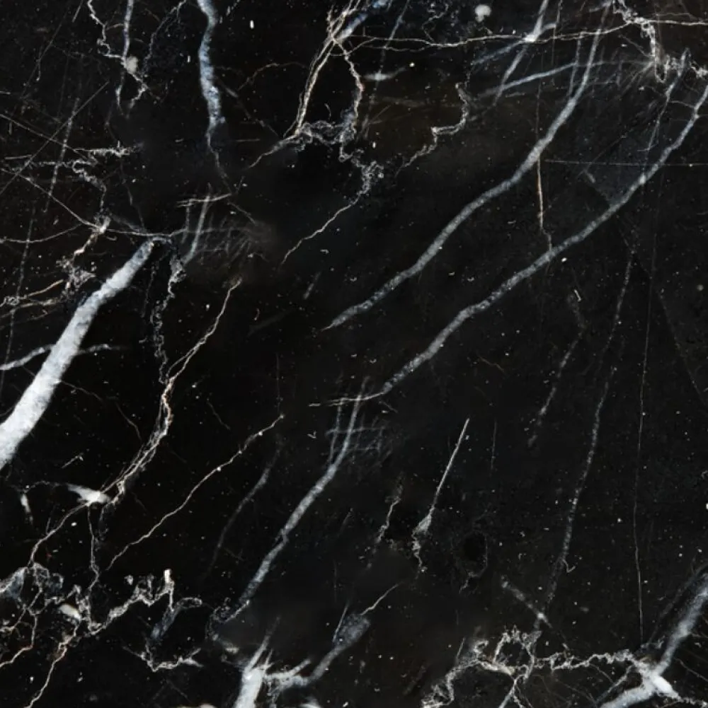 Bent Hansen Metro Sofabord Ø80 Sort Marmor^ Borde|Stue