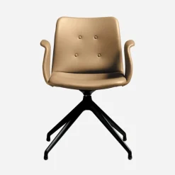 Bent Hansen Primum Armstol Sort Stel Zenso 261 Læder^ Stue|Kontor