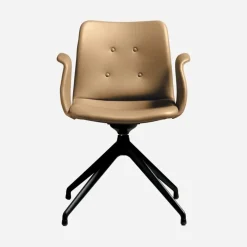 Bent Hansen Primum Armstol Sort Stel Zenso 261 Læder^ Stue|Kontor