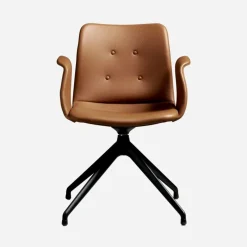 Bent Hansen Primum Armstol Sort Stel Zenso 223 Læder^ Stue|Kontor