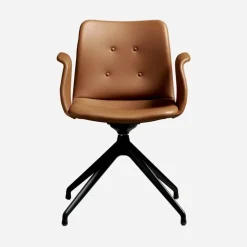 Bent Hansen Primum Armstol Sort Stel Zenso 223 Læder^ Stue|Kontor