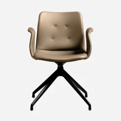 Bent Hansen Primum Armstol Sort Stel Zenso 228 Læder^ Stue|Kontor