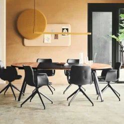 Bent Hansen Primum Armstol Sort Stel Zenso 228 Læder^ Stue|Kontor