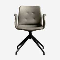 Bent Hansen Primum Armstol Sort Stel Zenso 214 Læder^ Stue|Kontor