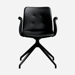 Bent Hansen Primum Armstol Sort Stel Zenso 207 Læder^ Stue|Kontor