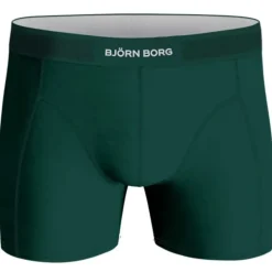 Björn Borg Underwear Björn Borg Lyocell Boxer 2-Pack Boxershorts Sort / Grøn^ Underdele