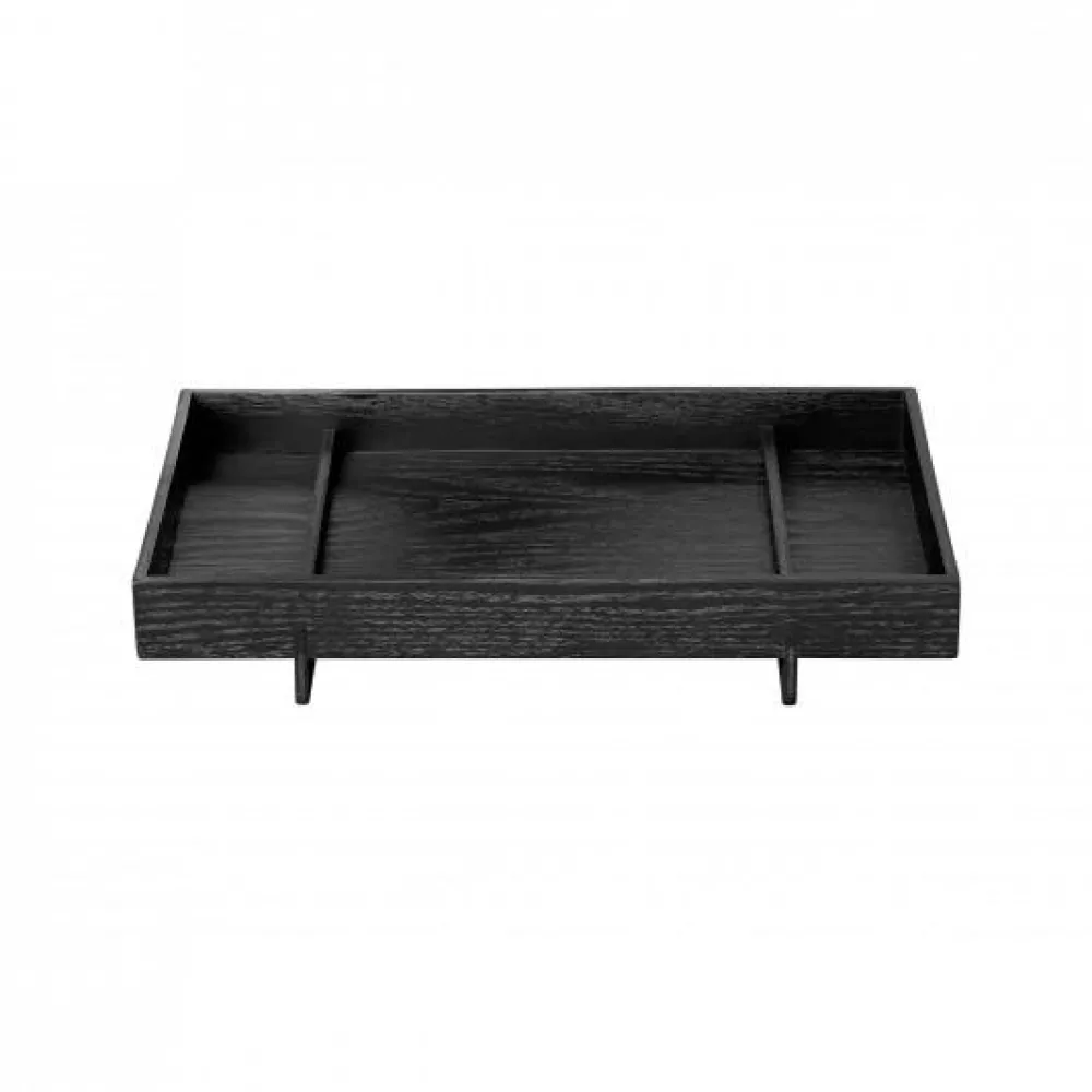 Blomus Abento Tray Black Small^ Skåle & Bakker