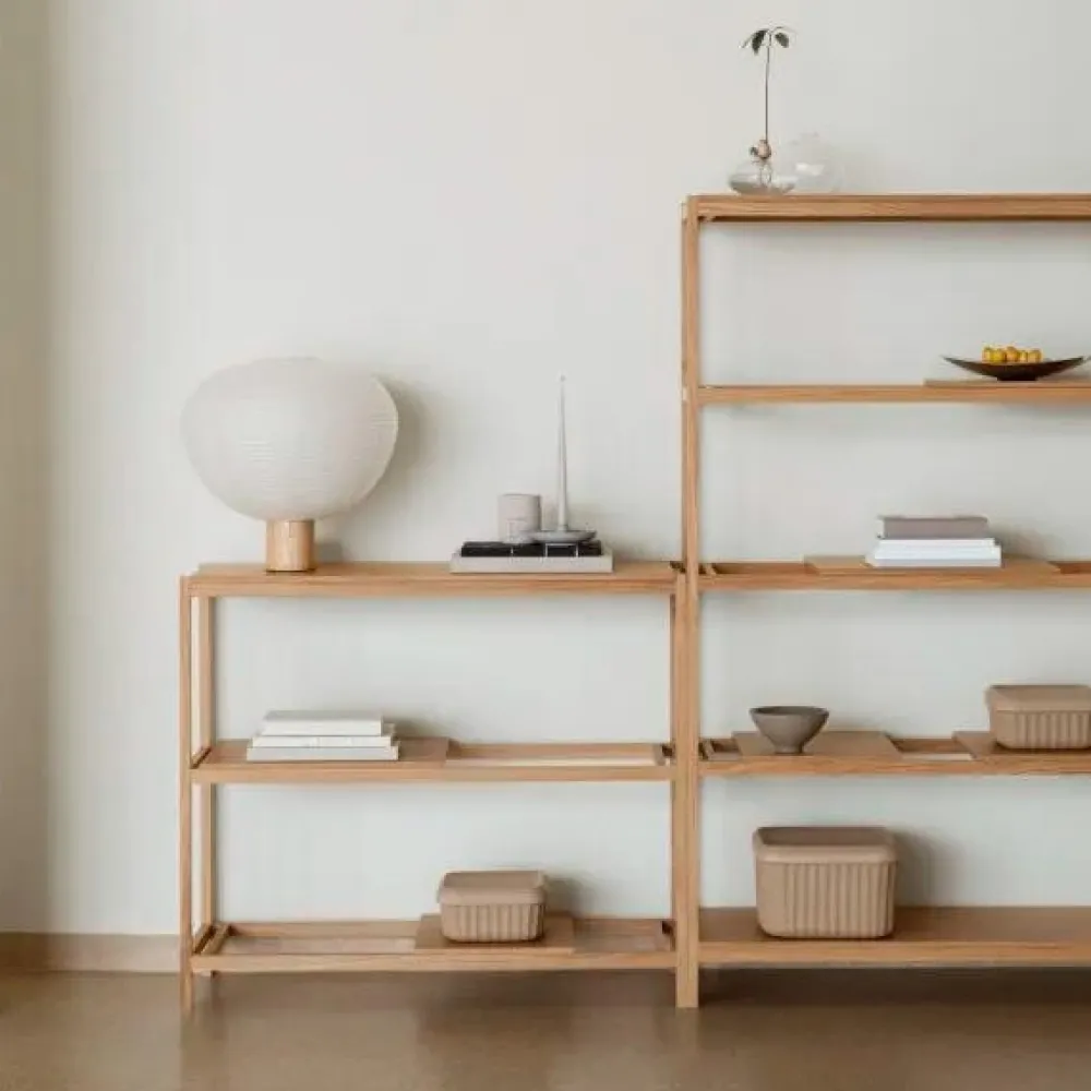 Blomus Kami Ricepaper Lamp Oak^ Bordlamper